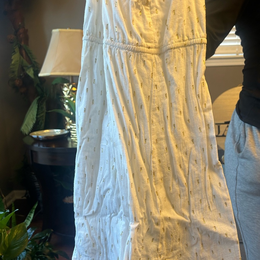 Old Navy White Maxi Dress